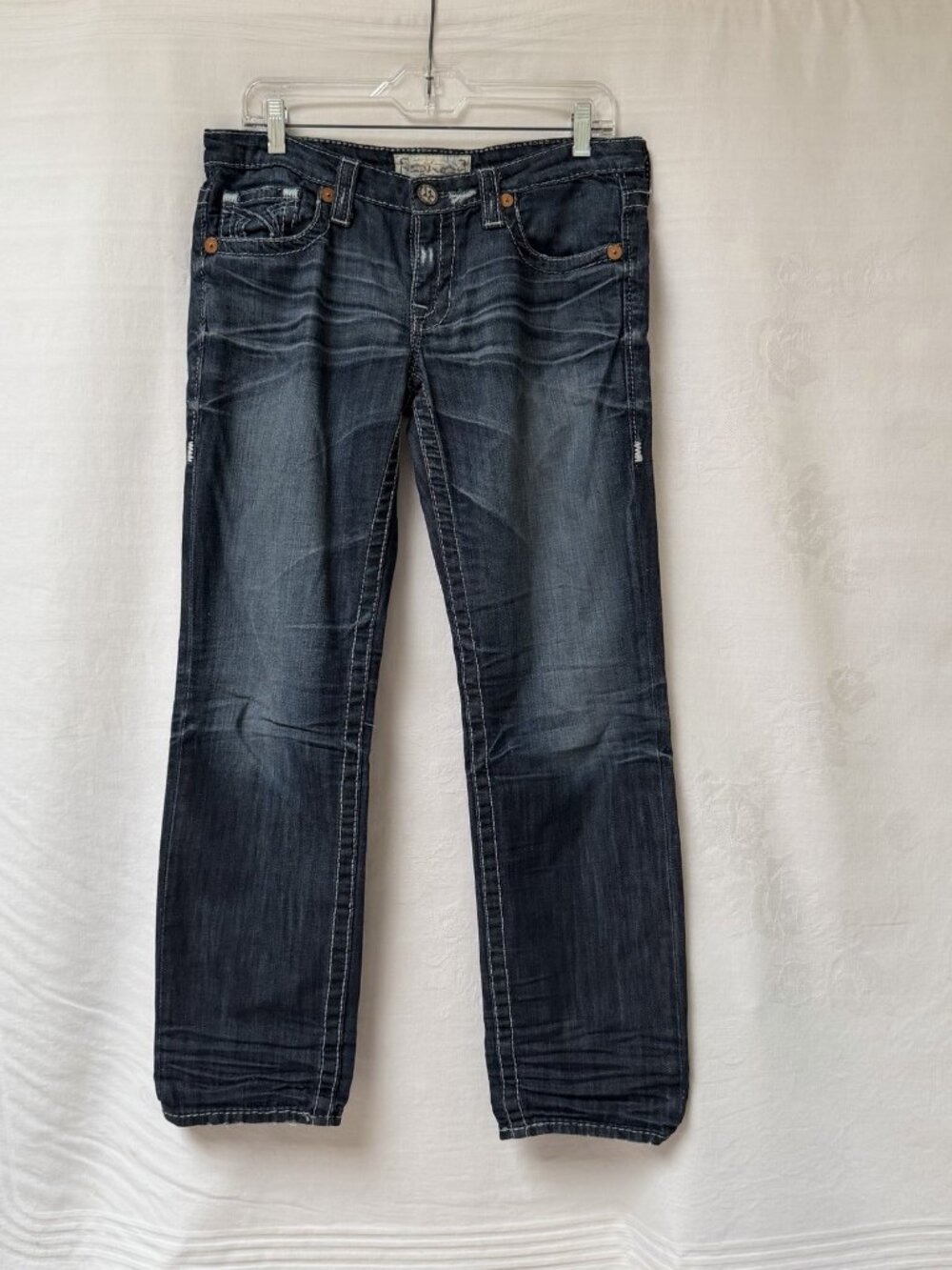 Big Star Nico Jeans Womens 30 Blue Medium Wash Straight Festival Travel Vacation
